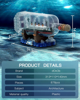 dOvOb gift-ready-titanic-set: perfect present for adults and kids to build and display.