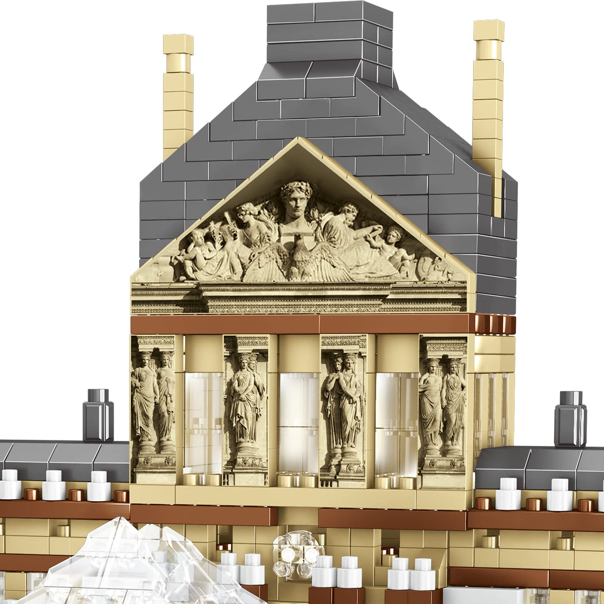 DovOb Louvre assembly guide with clear steps for easy DIY building.