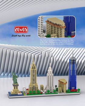 dOvOb New York skyline display set elevates any room ambiance