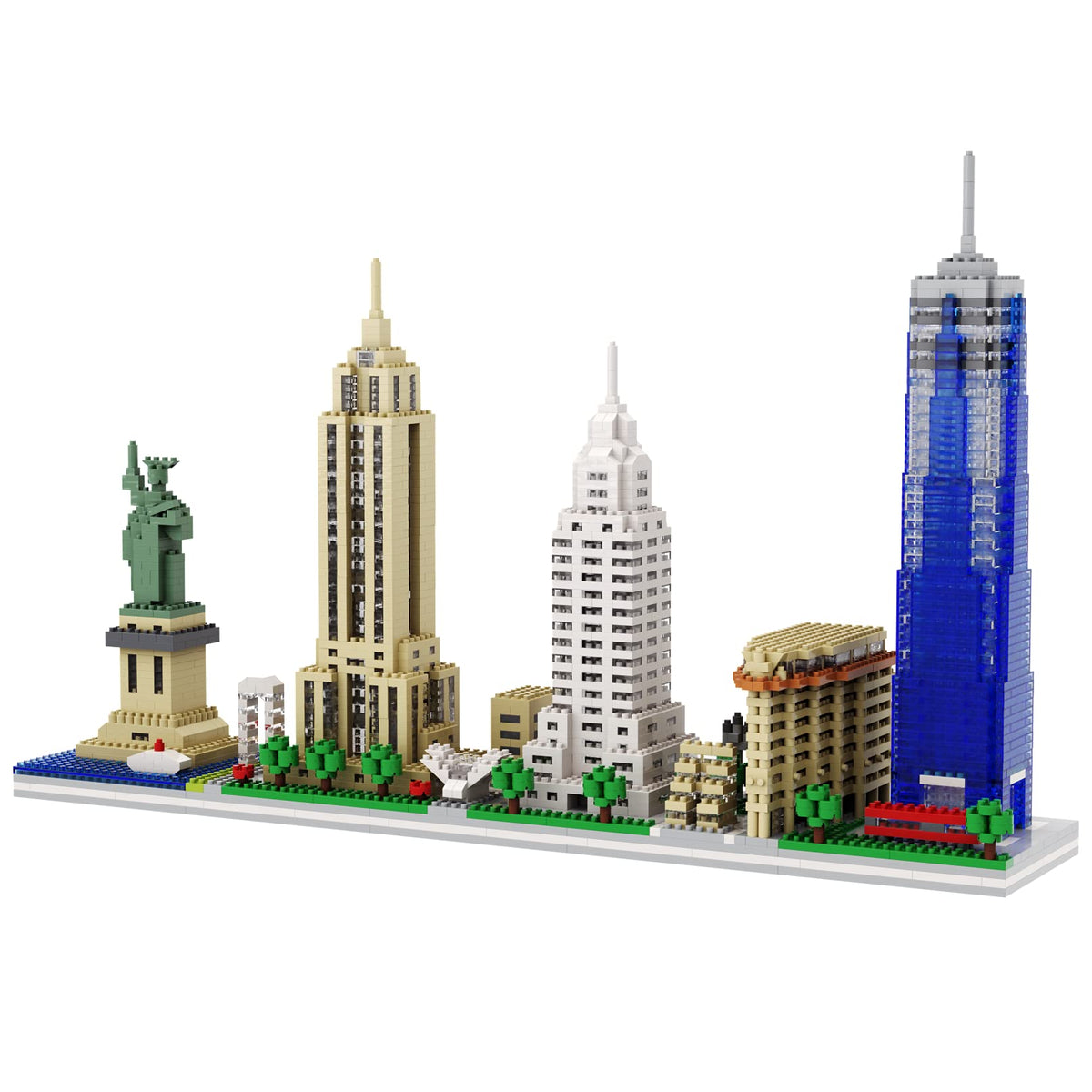 dOvOb Statue of Liberty skyline micro blocks for desk decor and inspiration
