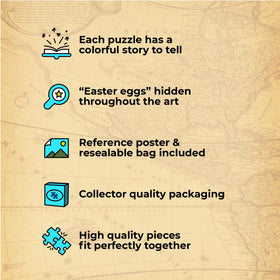 Dowdle Noah's Ark puzzle reveals hidden references for curious minds.