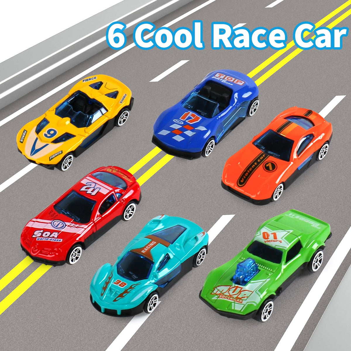 Dowellin easy-setup race track for quick, on-the-go play.