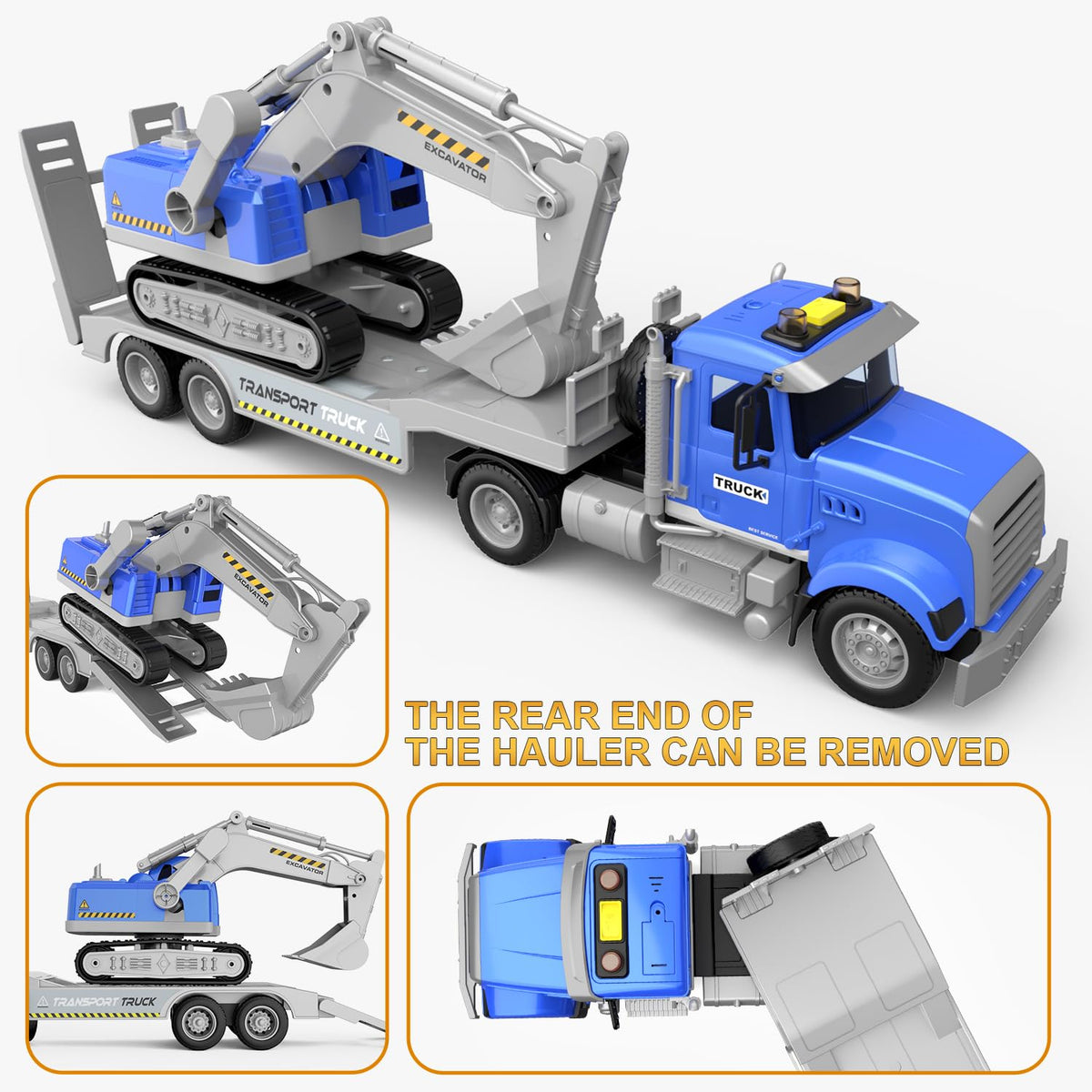 Dowellin-separable-head-tailboard enables versatile pretend deliveries and rearrangements.