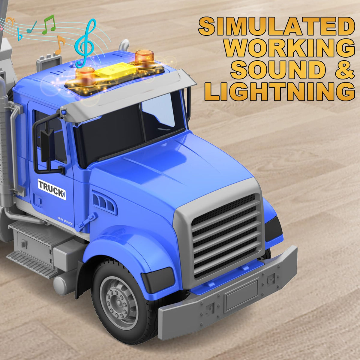 Dowellin-trucks-with-lights-sounds provide engaging sensory cues during playtime.