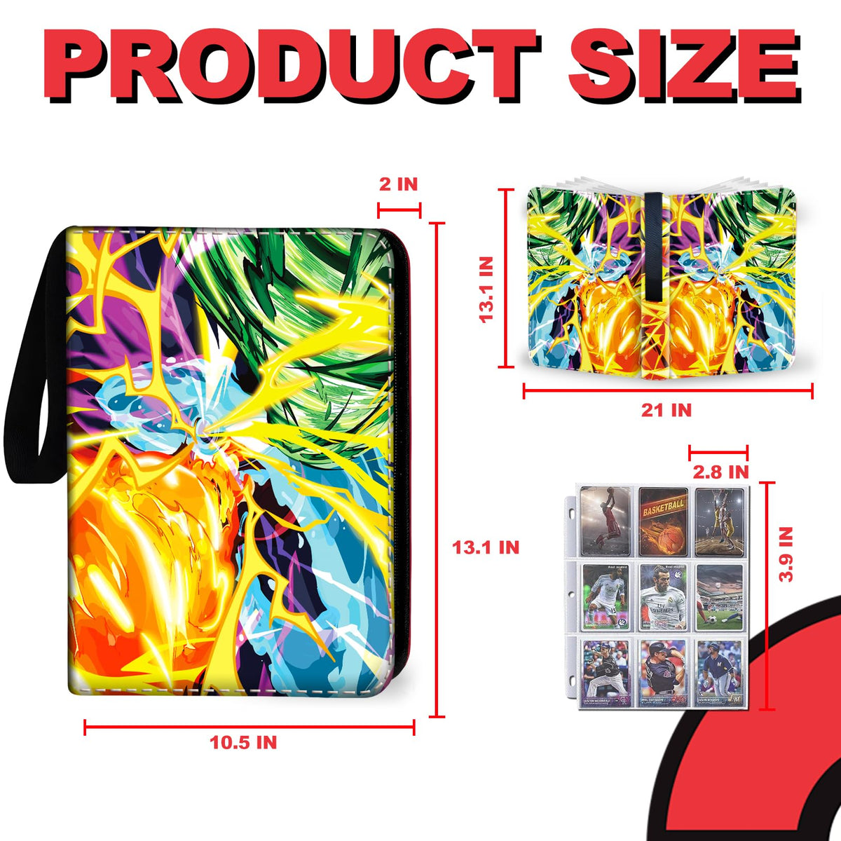 DOXUA 1008 card binder compatible with MTG, Yu-Gi-Oh, and more