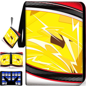 DOXUA 1008 Card Binder yellow cover keeps cards organized on the go.