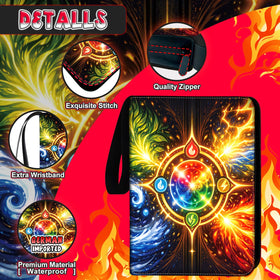 DOXUA 3-ring binding keeps sleeves secure and expandable for growing collections