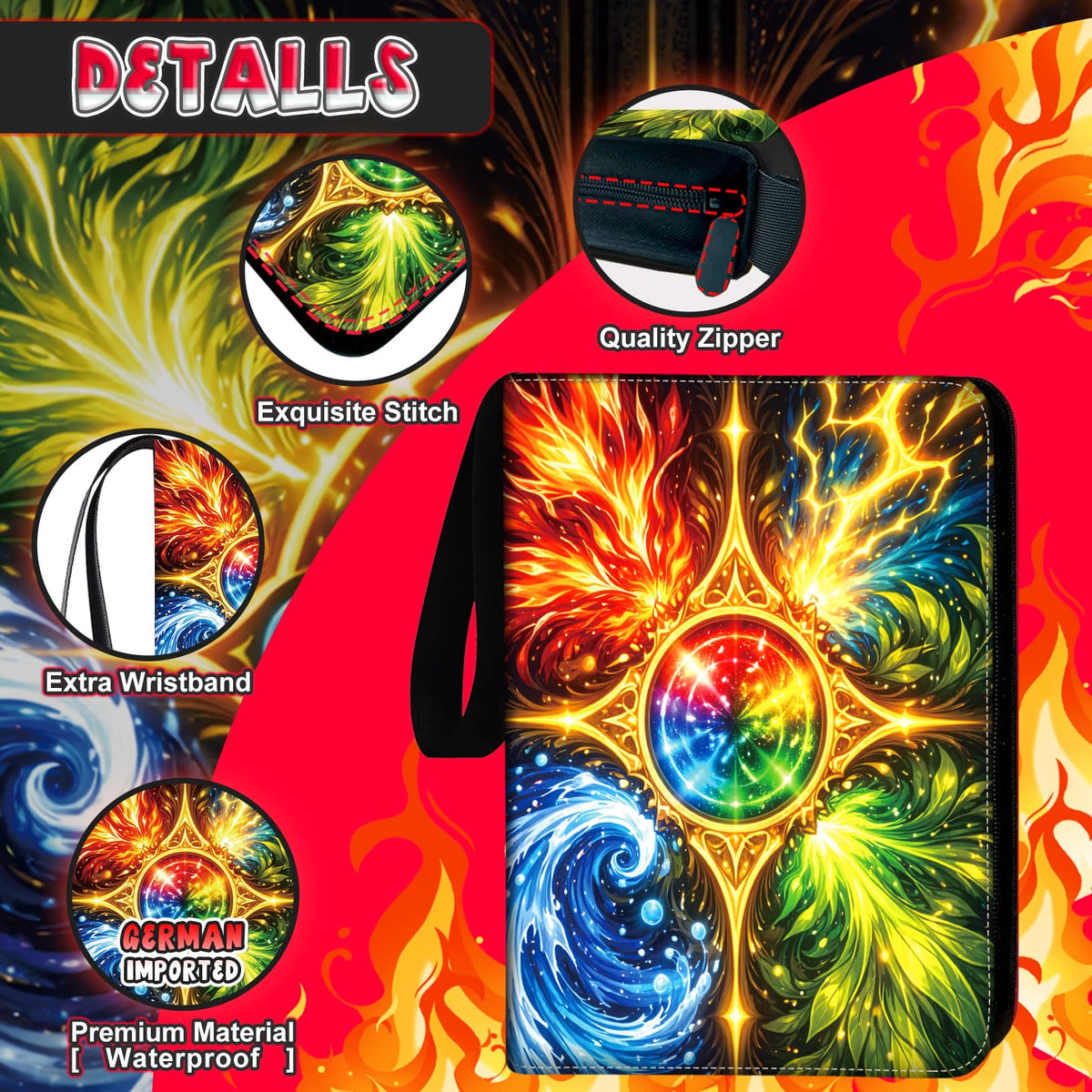 DOXUA 3-ring design allows easy page addition and removal.