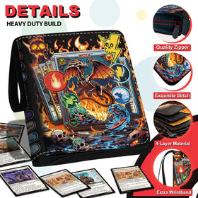 DOXUA 9-pocket pages display cards clearly with HD visibility