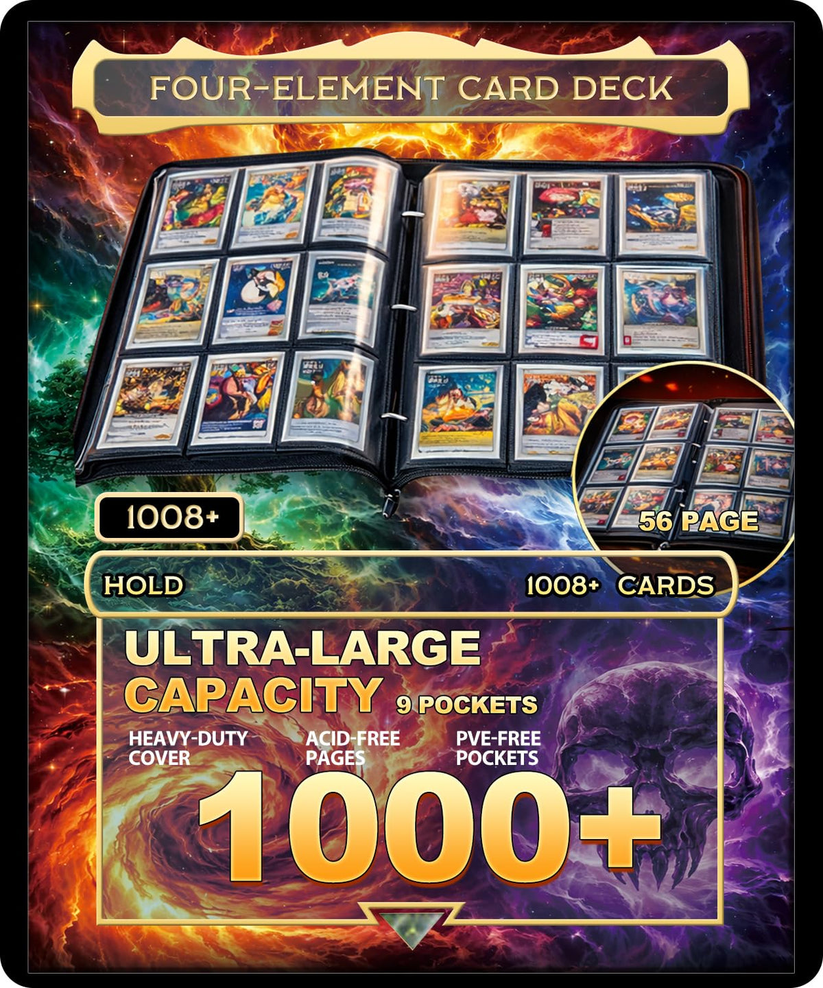 DOXUA compatible with MTG Yu-Gi-Oh and other standard cards.
