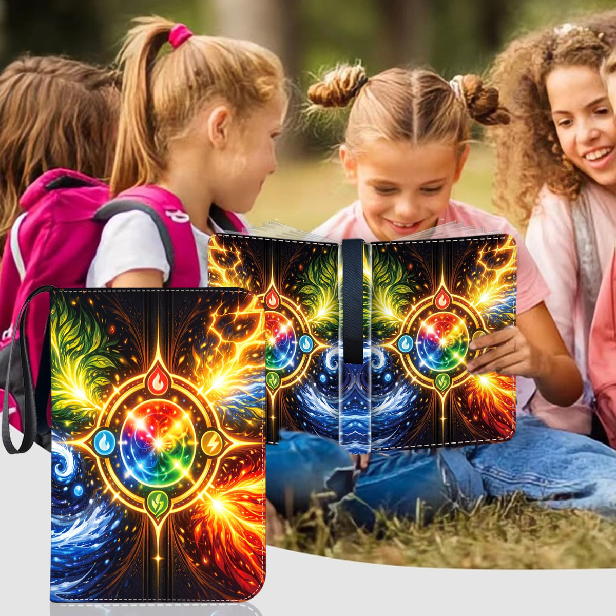 DOXUA display-ready binder suitable for MTG, Yu-Gi-Oh, and standard cards
