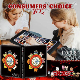 DOXUA Stray binder open spine enables quick sleeve changes and easy viewing.