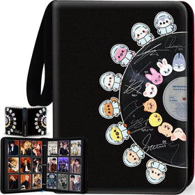 DOXUA Stray Photocards Binder open showing 1008 pockets for collections