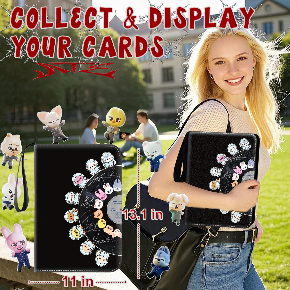 DOXUA Stray Photocards Binder compact portable design for fans