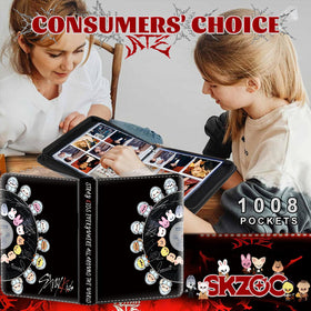 DOXUA Stray Photocards Binder with 3-ring design for easy sleeve swaps