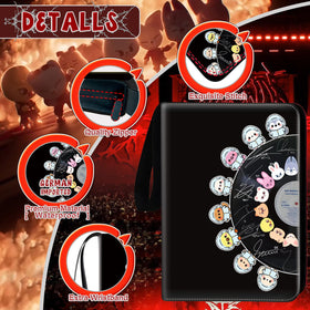 DOXUA Stray Photocards Binder zipper closure secures cards during travel