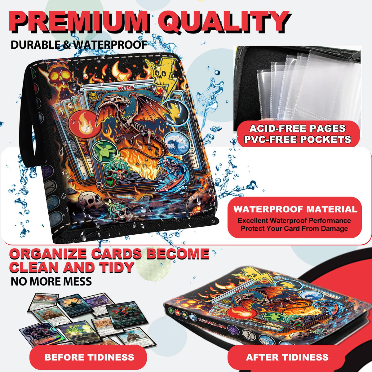 DOXUA travel-friendly binder for on-the-go card collecting