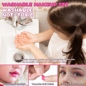 Dpai makeup brushes and sponges for gentle beginner-friendly application