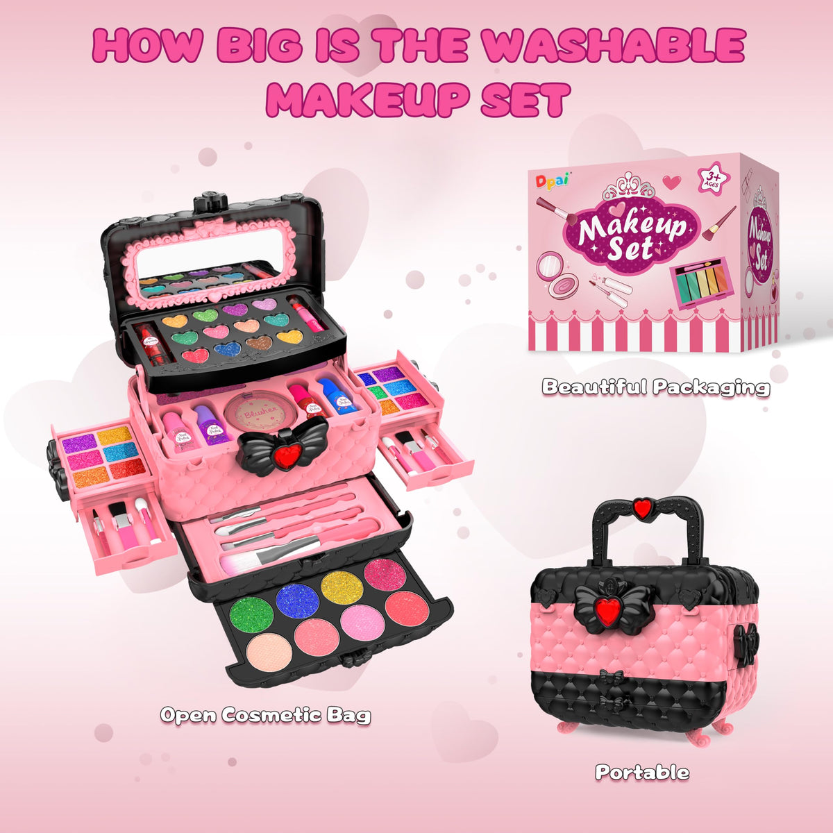 Dpai nail polish and tools set for dressing-up activities