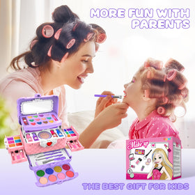Dpai complete cosmetic box with brushes and tools for play