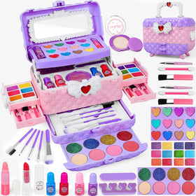 Dpai light purple princess makeup mirror for pretend play and easy dress up