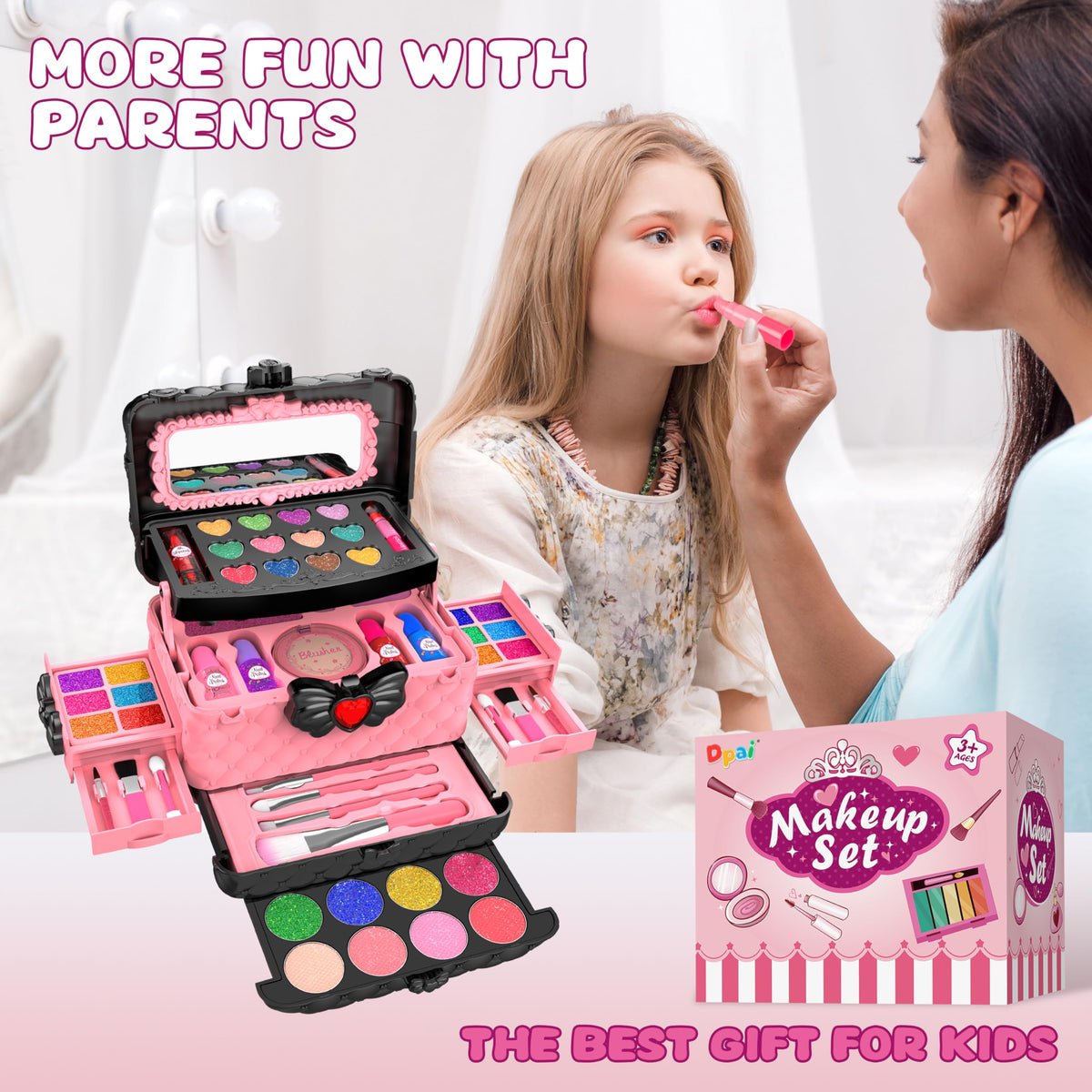Dpai lip gloss and lipstick set for shiny imaginative looks