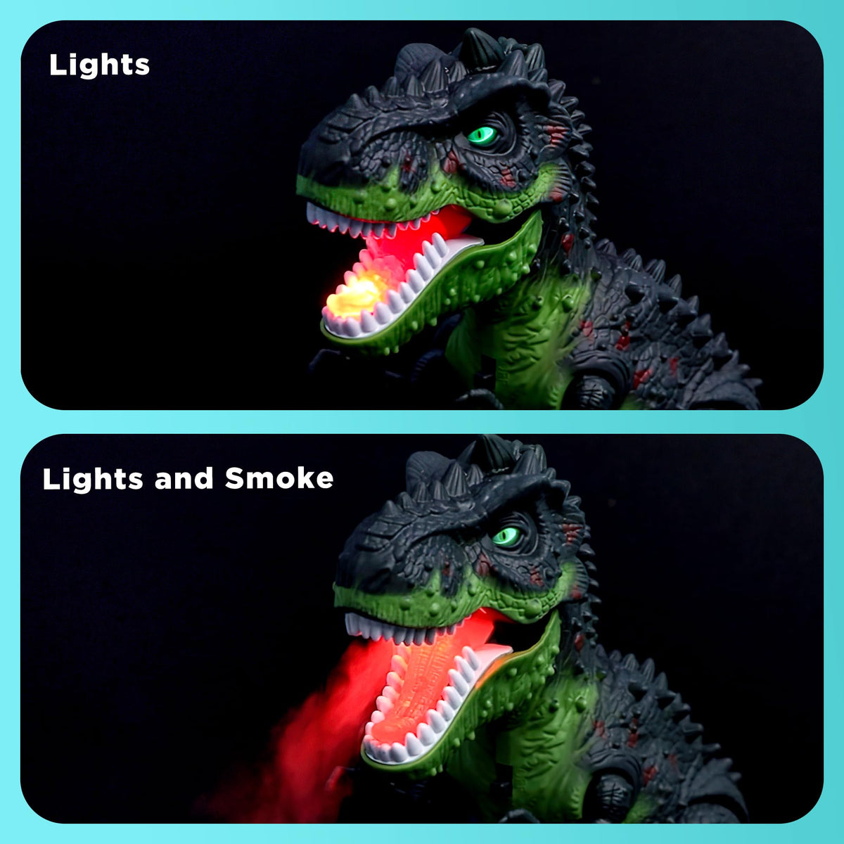 DPAPDI dinosaur toy powered by 3x AA batteries for portable fun.