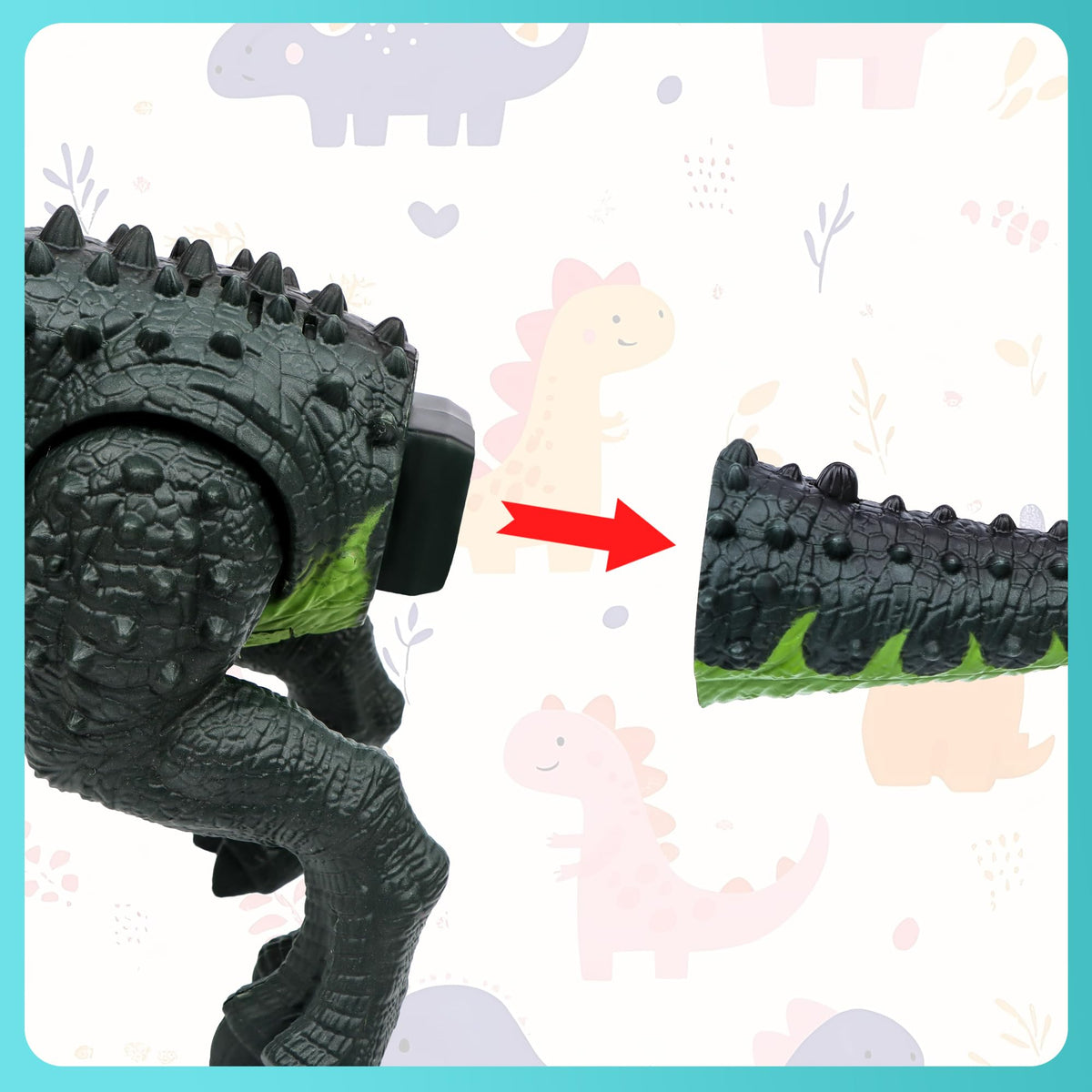 DPAPDI non-toxic ABS dinosaur toy for safe, durable play.