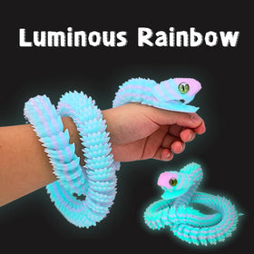 Dpcirk 3D-printed snake desk pet adds color and personality to any space.