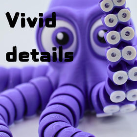 Dpcirk gradient-colored octopus decor brightening a shelf