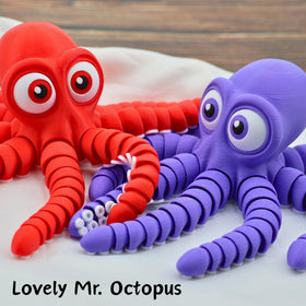 Dpcirk single-piece 3D octopus for easy setup and display