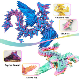 Dpcirk desk pet dragon ornament ideal for kids' imaginative play