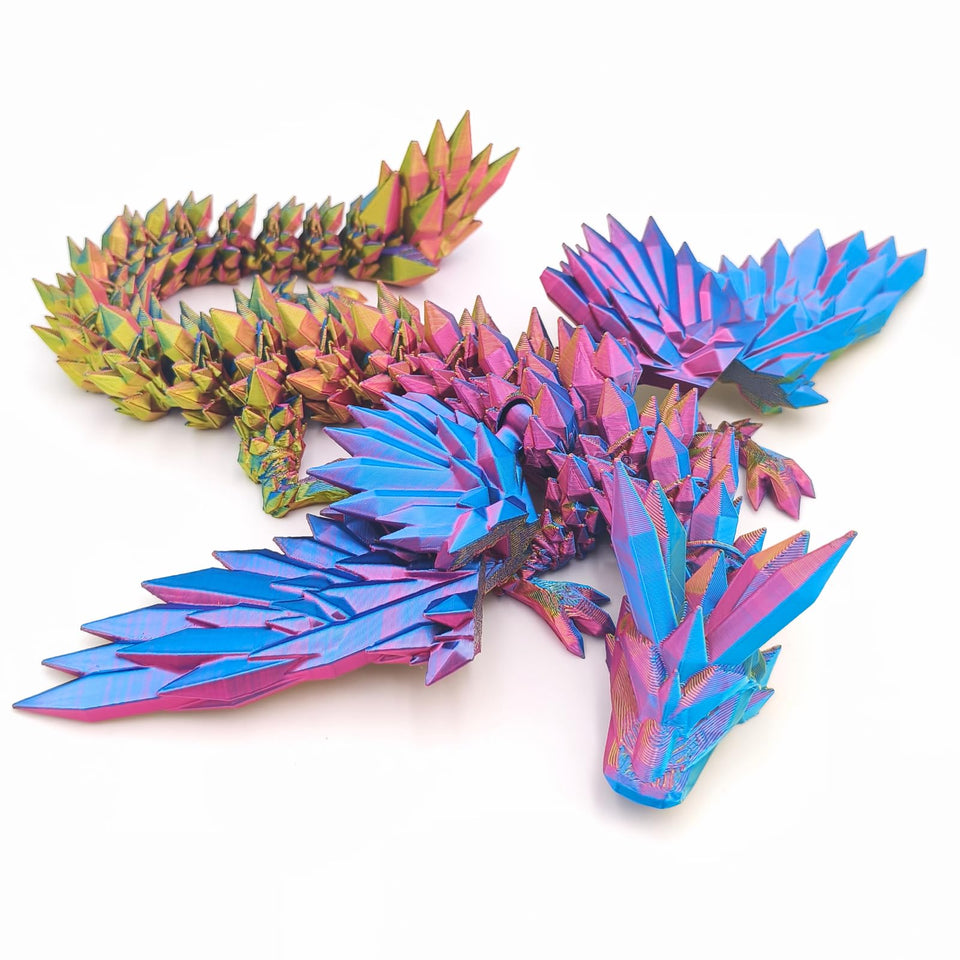 Dpcirk dragon 18-inch flying dragon with wings extended, a dramatic focal point for any room.