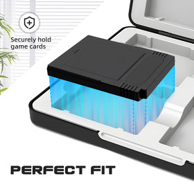 DPVPER GB cartridge organizer with eight slots for quick access.