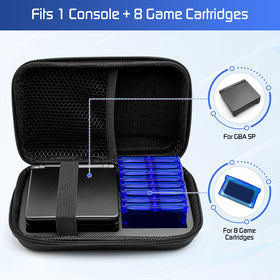 DPVPER GBA SP EVA shell exterior shields against bumps and dust during travel.