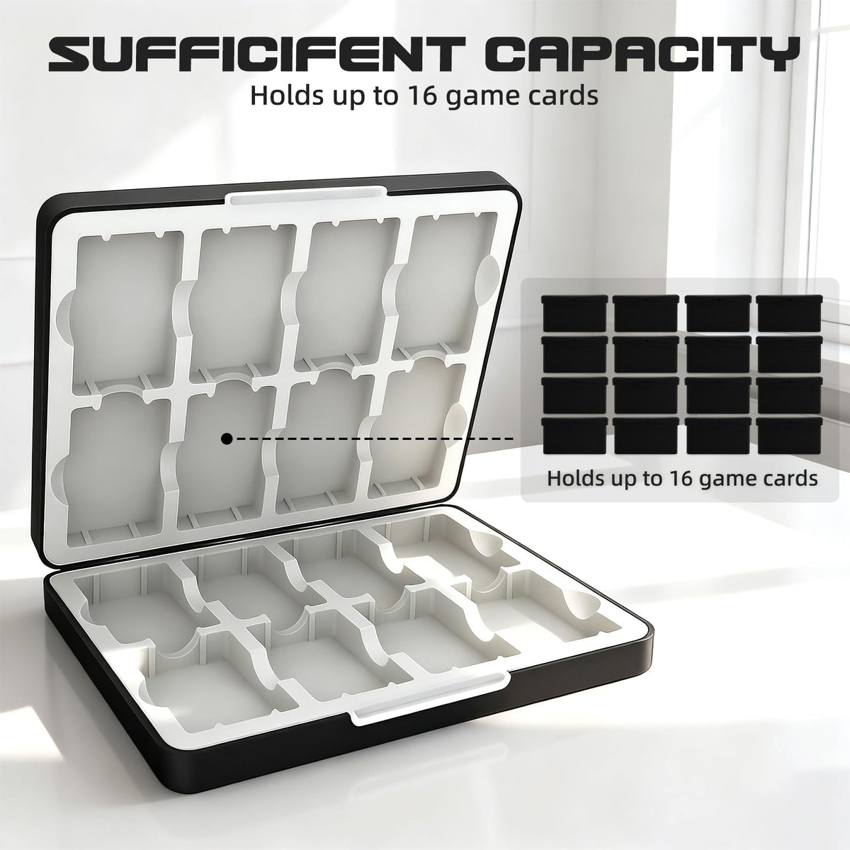 DPVPER GBA case with magnetic closure for secure, quick access.