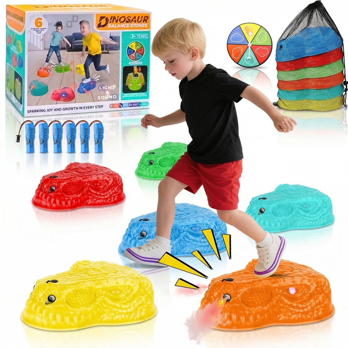 Dqoetort stepping stones designed for ages 3 to 5