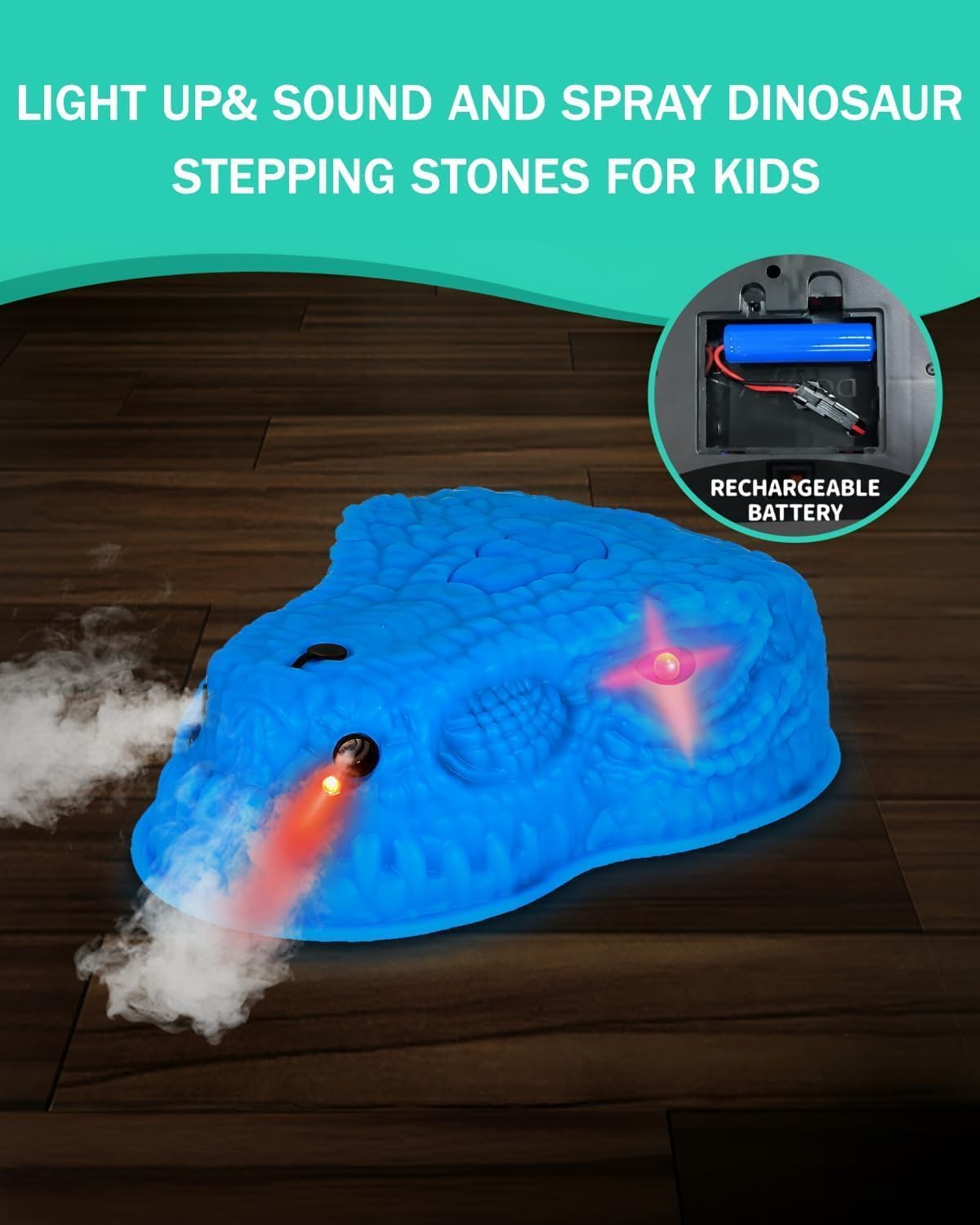 Dqoetort stepping stones are lightweight and easy to stack