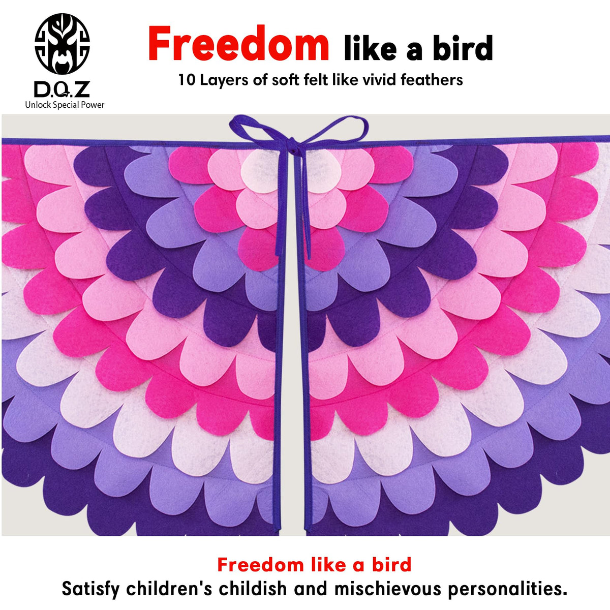 D.Q.Z Bird Costume Playset fosters screen-free creativity and social fun