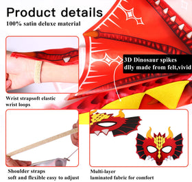 D.Q.Z dinosaur masks set adds flexible dino imagery for party favors