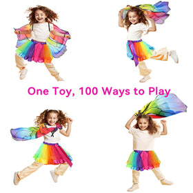 DQZ layered tutu skirt provides fluffy, twirly movement for dancing
