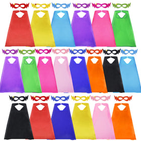 D.Q.Z Superhero capes for kids in vibrant colors spark imaginative play.