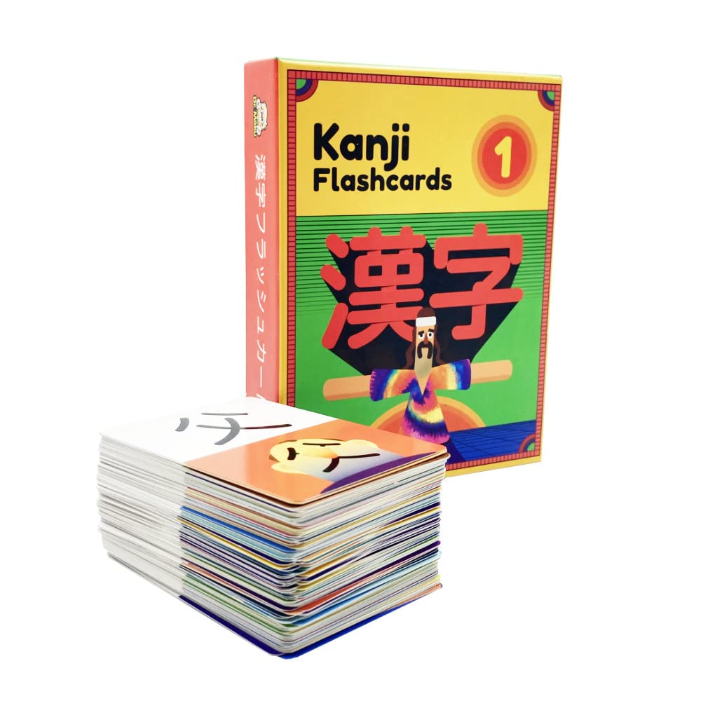 Dr. Moku Kanji Flash Cards box with two decks for beginners.