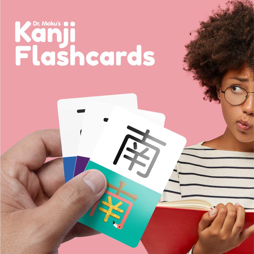 Dr. Moku Kanji set includes JLPT N5 and Joyo Grade 1 kanji for study.