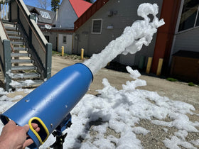 Dr. Party foam cannon compatibility supports easy bubble cannon setups.
