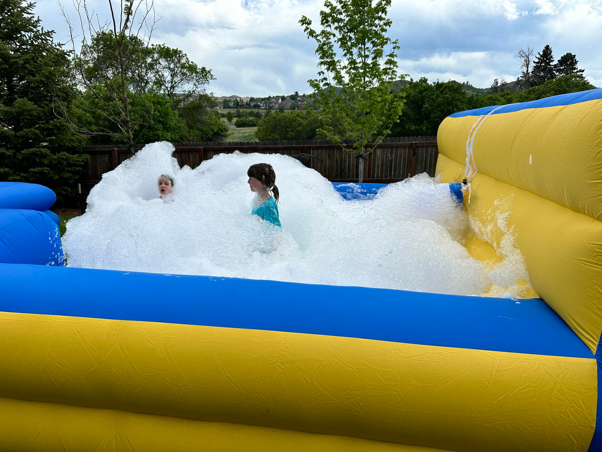 Dr. Party foam mix enables 1,000–2,000 gallons of adjustable foam.