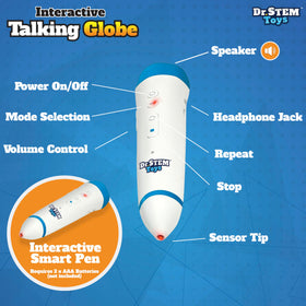 Educational globe designed for ages 6+ to foster global awareness