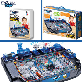 Dr. STEM Toys motor-action demo showing motion and engineering basics