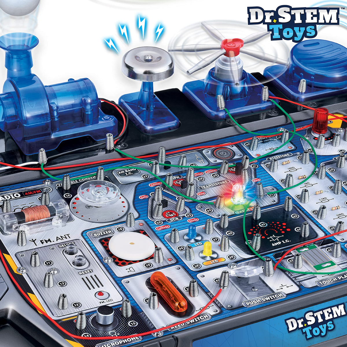 Dr. STEM Toys radio, lights, and sounds demo for engaging STEM play at home
