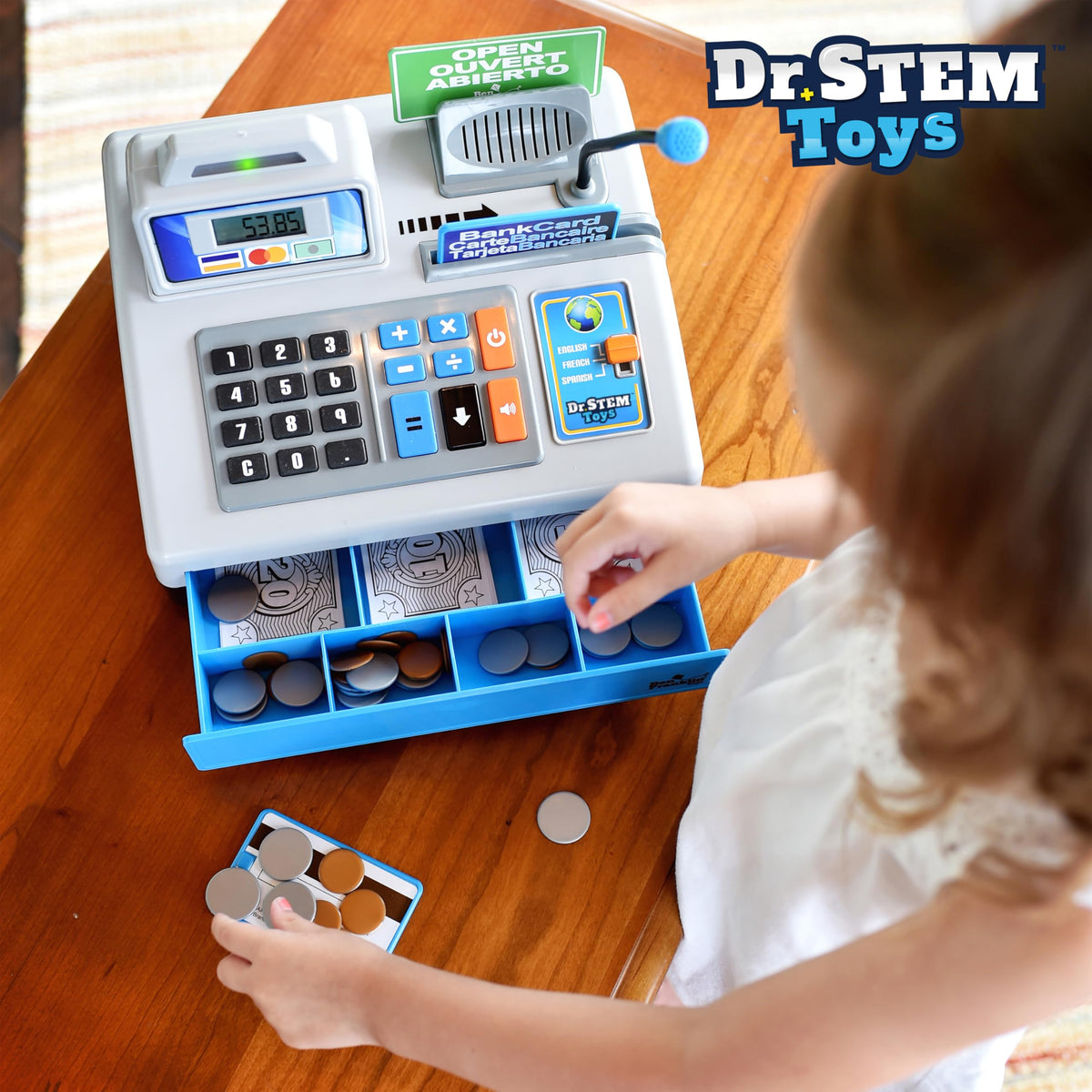 Dr. STEM Toys play money bills for quick math and budgeting practice